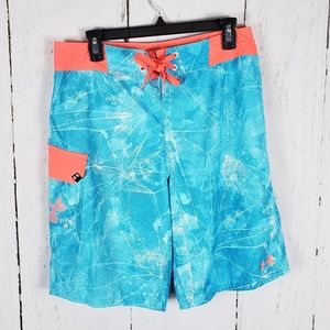 Under Armour Neon Board Shorts 32 Waist